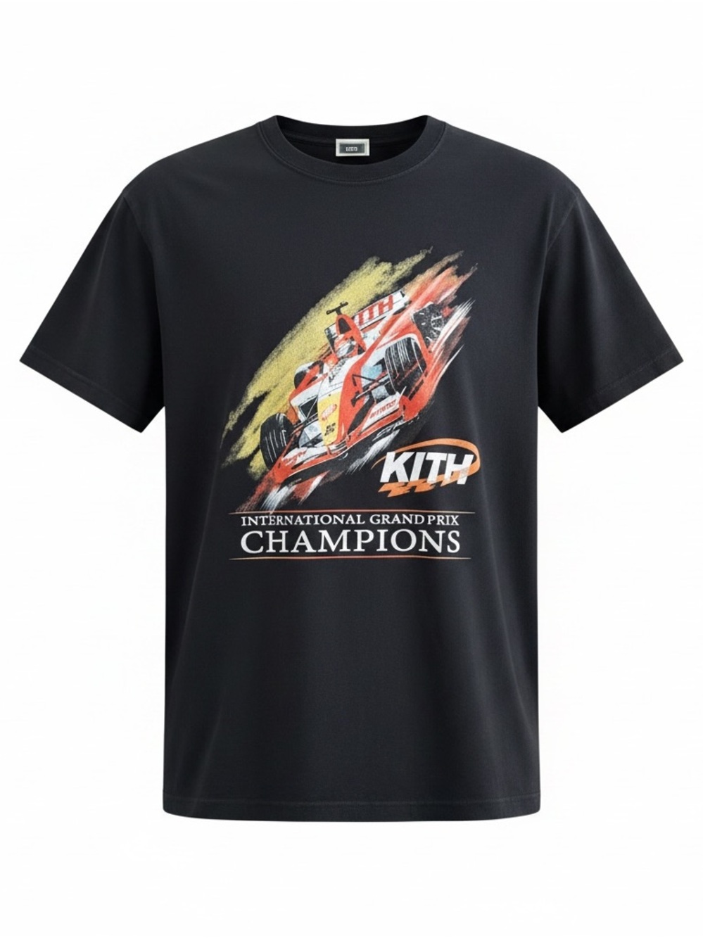 KITH International Grand Prix Champions Racing T-Shirt Black Men’s Large NWOT